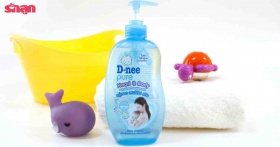 รีวิวสบู่เหลว D-nee Pure Head & Body Baby Wash Sensitive Ski ...