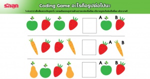 ดาวน์โหลด Learning Sheet l Coding Game อะไรคือรูปต่อไปนะ