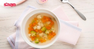 ซุปผักอาหารเสริมเด็กวัยหัดกิน ปลูกฝังลูกรัก กินผักไปจนโต