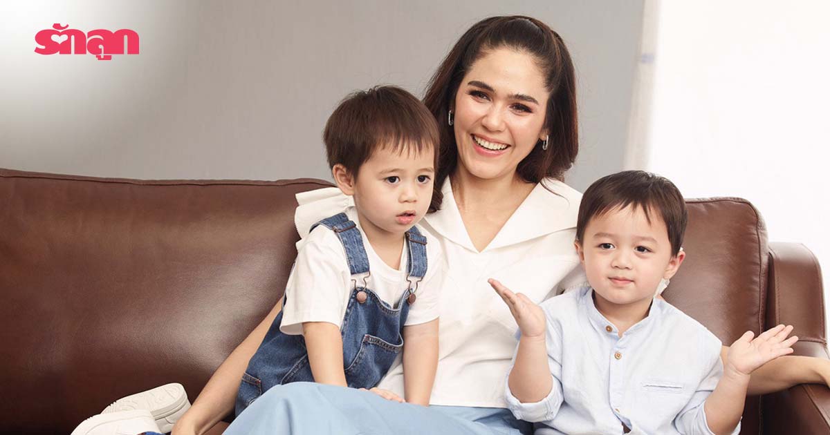 เลี้ยงลูกให้ติดดิน, ชมพู่ อารยา, น้องแฝดสายฟ้า-พายุ, ลูกแฝด, คุณแม่ชมพู่ อารยา, น็อต วิศรุต, เลี้ยงดูลูกแฝด, เลี้ยงแบบติดดิน, น้องแฝด, เลี้ยงลูกให้ติดดินแบบแม่ชม, สายฟ้า พายุ, สายฟ้า, พายุ