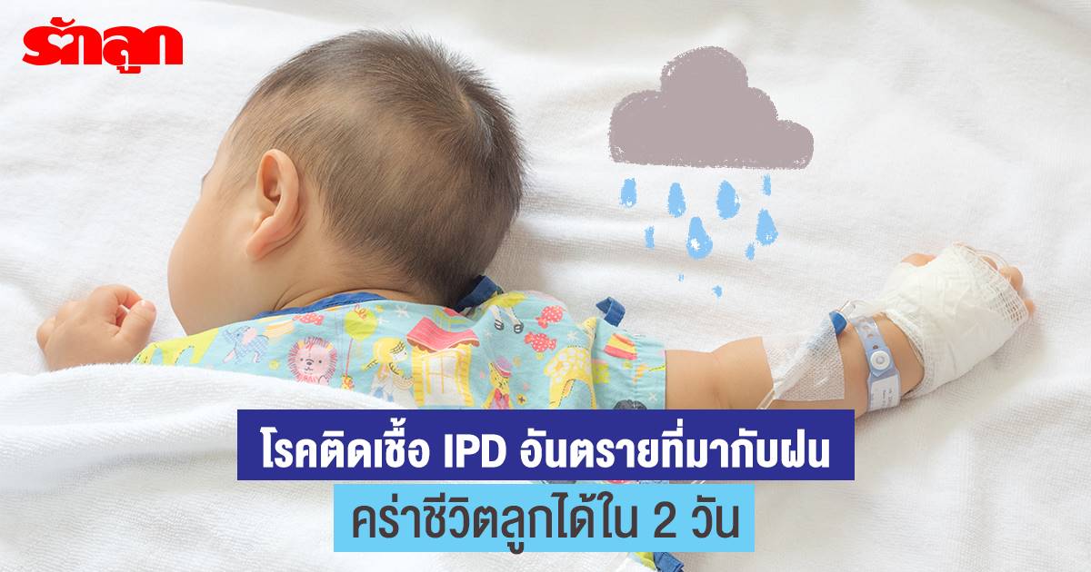 โรคไอพีดี-โรคที่มากับฝน-IPD-โรคเด็ก-อาการโรคไอพีดี-วิธีป้องกันโรคไอพีดี