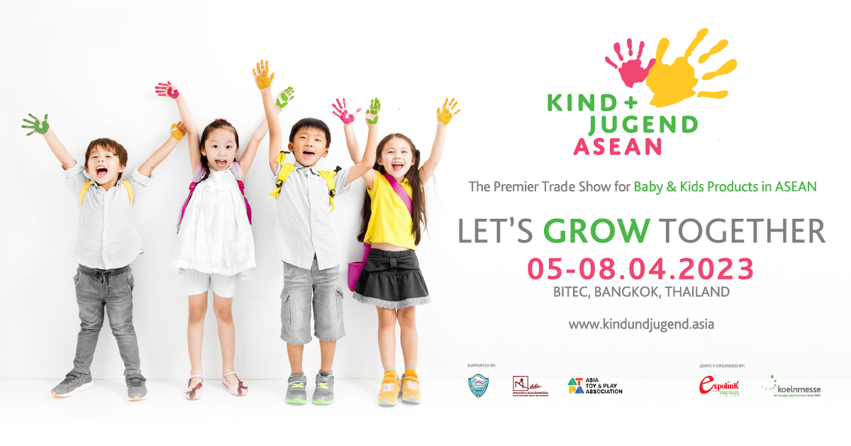 Kind + Jugend  ASEAN, งานสินค้าเด็ก, งานสินค้าครอบครัว, งานของเล่นเด็ก, งานนานาชาติสินค้าเด็ก, งานนานาชาติของเล่นเสริมพัฒนาการเด็ก, กิจกรรมสำหรับเด็ก, กิจกรรมสำหรับครอบครัว