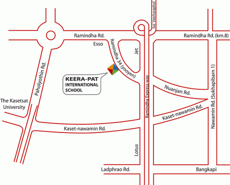 โรงเรียนนานาชาติกีรพัฒน์, แนะนำโรงเรียนนานาชาติกีรพัฒน์, แนะนำโรงเรียนนานาชาติ, KEERAPAT INTERNATIONAL SCHOOL , แผนที่โรงเรียนนานาชาติกีรพัฒน์, โรงเรียนนานาชาติย่านรามอินทรา, โรงเรียนนานาชาติในกรุงเทพ