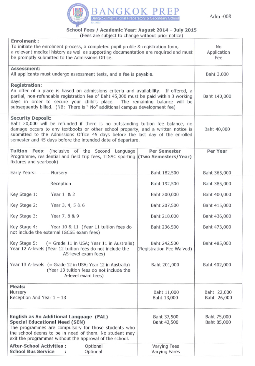 ค่าเทอม,ค่าเทอมนานาชาติ,ค่าเทอมโรงเรียนนานาชาติ,ค่าเทอมBangkok Prep,ค่าเทอมโรงเรียนอินเตอร์,โรงเรียนอินเตอร์,โรงเรียนBangkok Prep,โรงเรียนนานาชาติ,Bangkok Prep